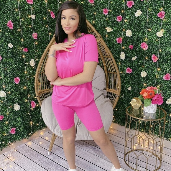 “CHILL FLY” 2 PIECE BIKER SHORT SET: Large - Picture 3 of 4